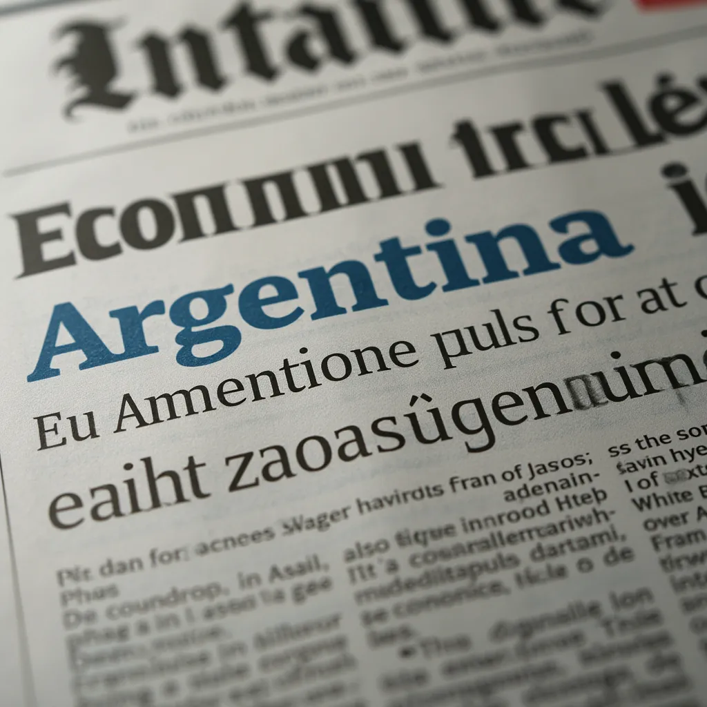 Artículo de noticias financieras